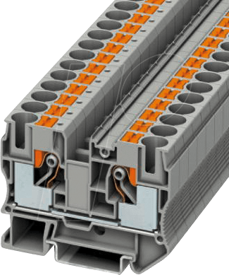 PT 10 - Durchgangsklemme, PT 10 grau