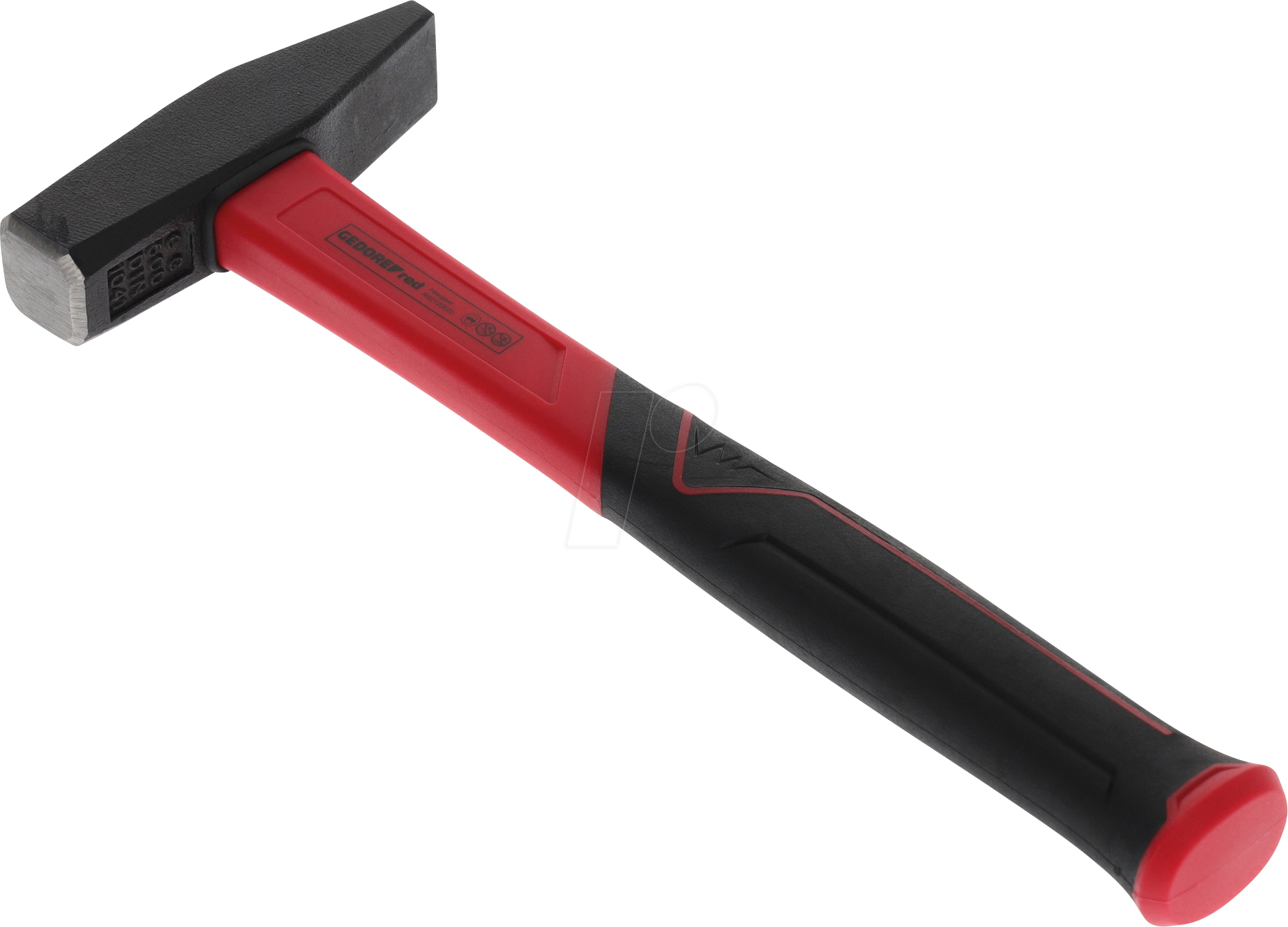 GEDO R92120020 - Schlosserhammer, 500 g, Fiberglasgriff