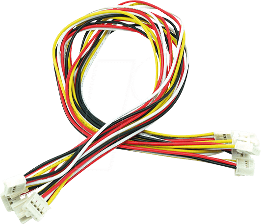 GRV CABLE4PIN30F - Arduino - Grove Universal-Kabel, 4-Pin, 30cm, fixiert (5er-Pack)