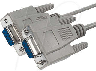 AK 2183 - D-SUB Kabel, 1:1, 9-pol., Buchse/Buchse, 3m