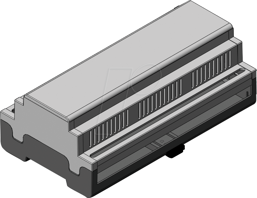 APRA DB9 GBK - Leergehäuse, geschlossen, 160,6 x 58 x 90 mm, 9 TE