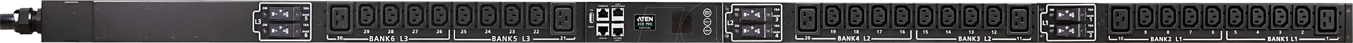 Thumbnail - ATEN PG95330G - PDU, 6x IEC C19, 24x IEC C13