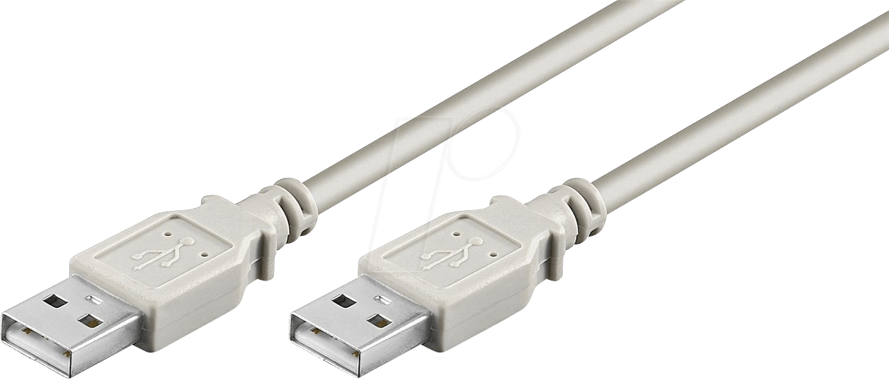 GOOBAY 93375 - USB 2.0 Hi-Speed Kabel A-Stecker > A-Stecker 1,8 m grau