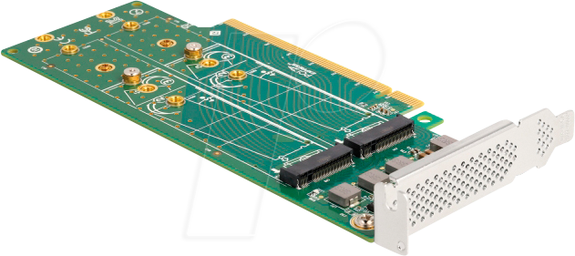 DELOCK 90090 - PCIe 4.0 x16 > 4 x M.2 Key M 22110 NVMe, Bifurcation