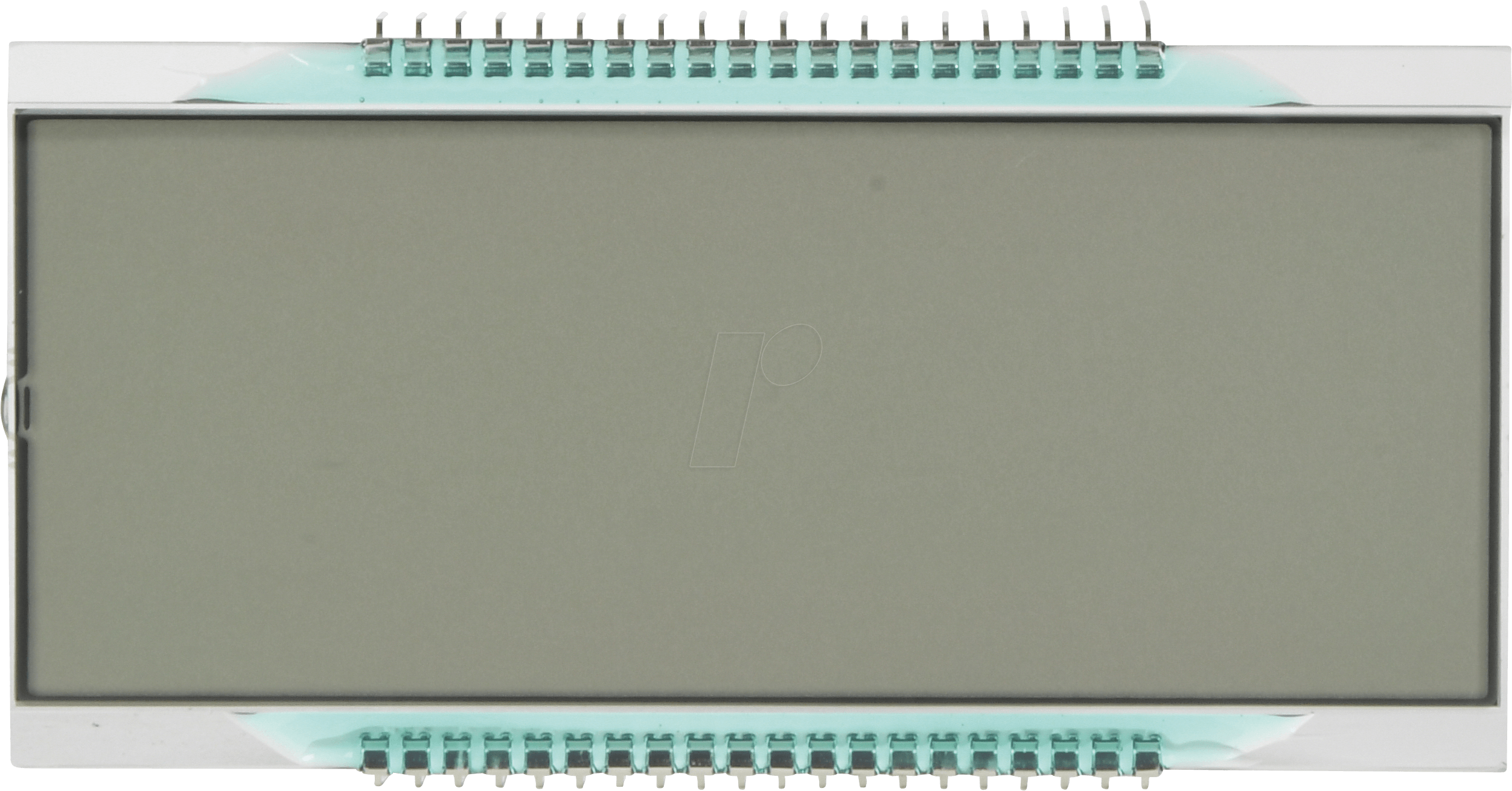 LCD-7S 4-25 A - LCD-7-Segment, 1x4,0, H:25,4mm, reflektiv