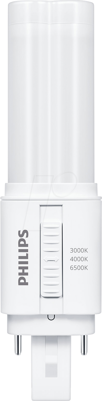 PHI 03501100 - LED PL-C Lampe, G24d-1, 5,9 W, 810/850 lm, 3000-4000-6500 K