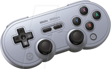 8BIT SN30 PRO GR - 8BitDo SN30 Pro Bluetooth/2,4G Controller, grau