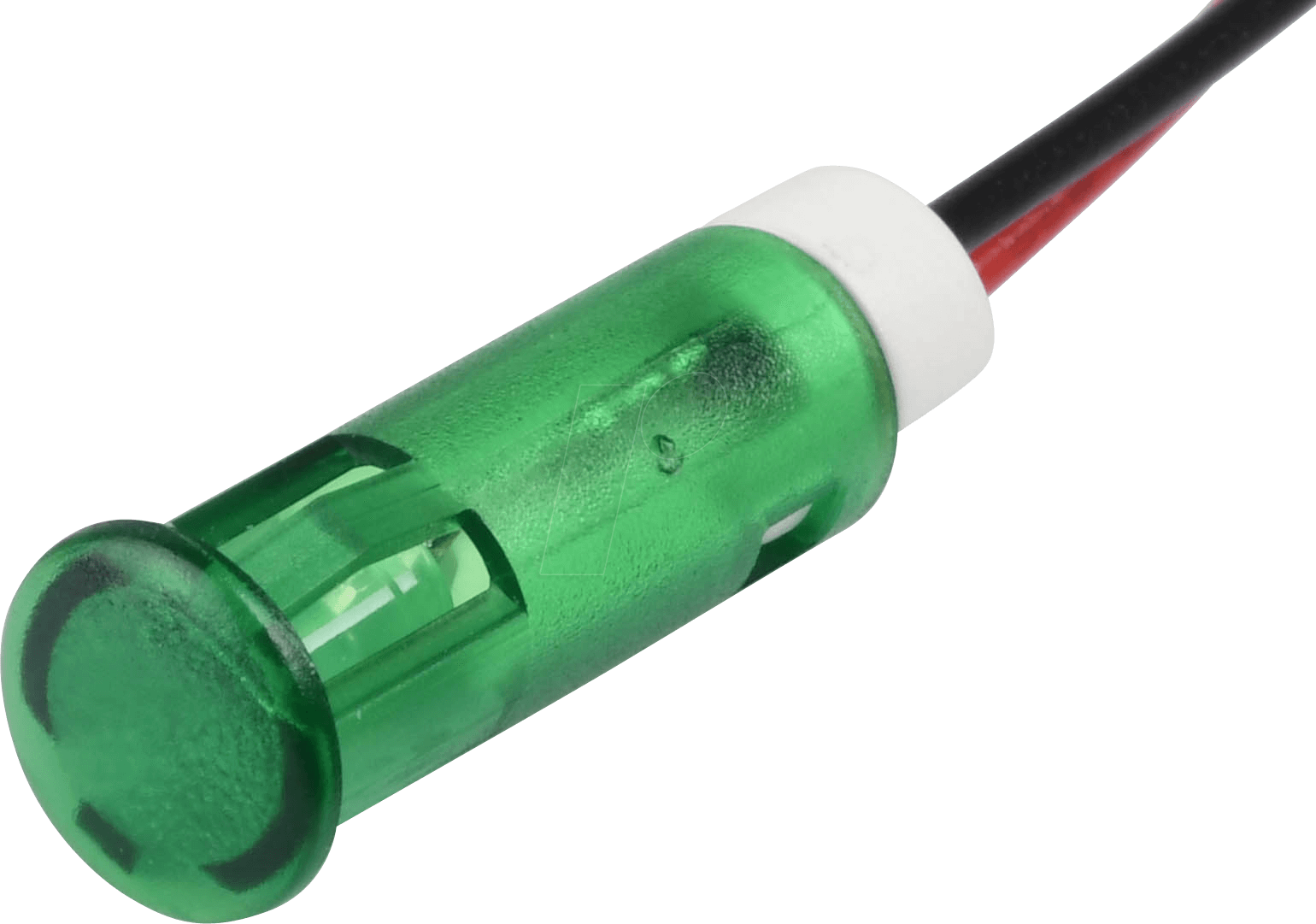 APM QS63 G12 - LED-Signalleuchte, grün, 12 V, Ø 6 mm, rund, bedrahtet