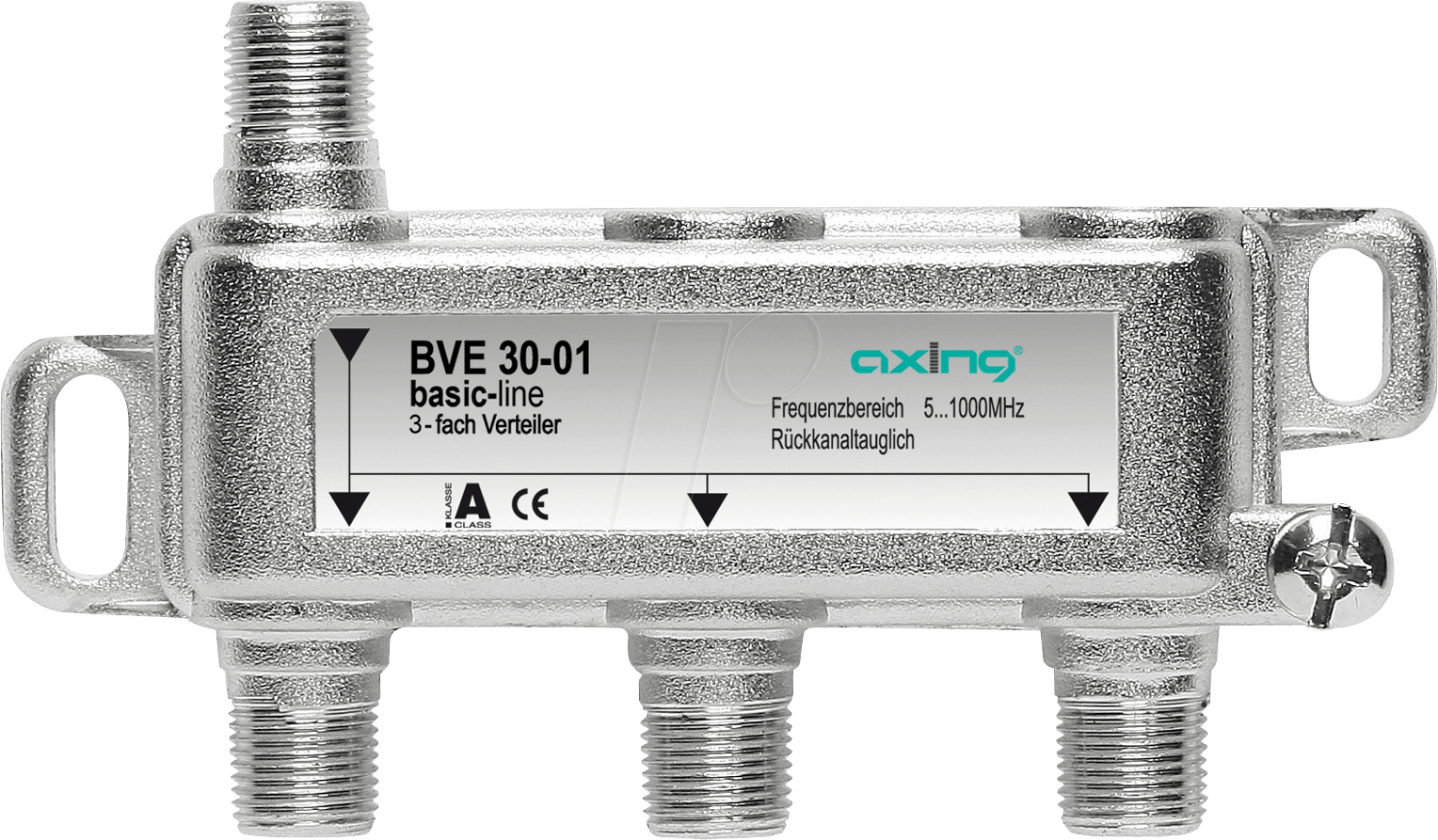 BVE 30-01 - Verteiler, 5-1006 MHz, 3-fach, 6,8 - 7 dB