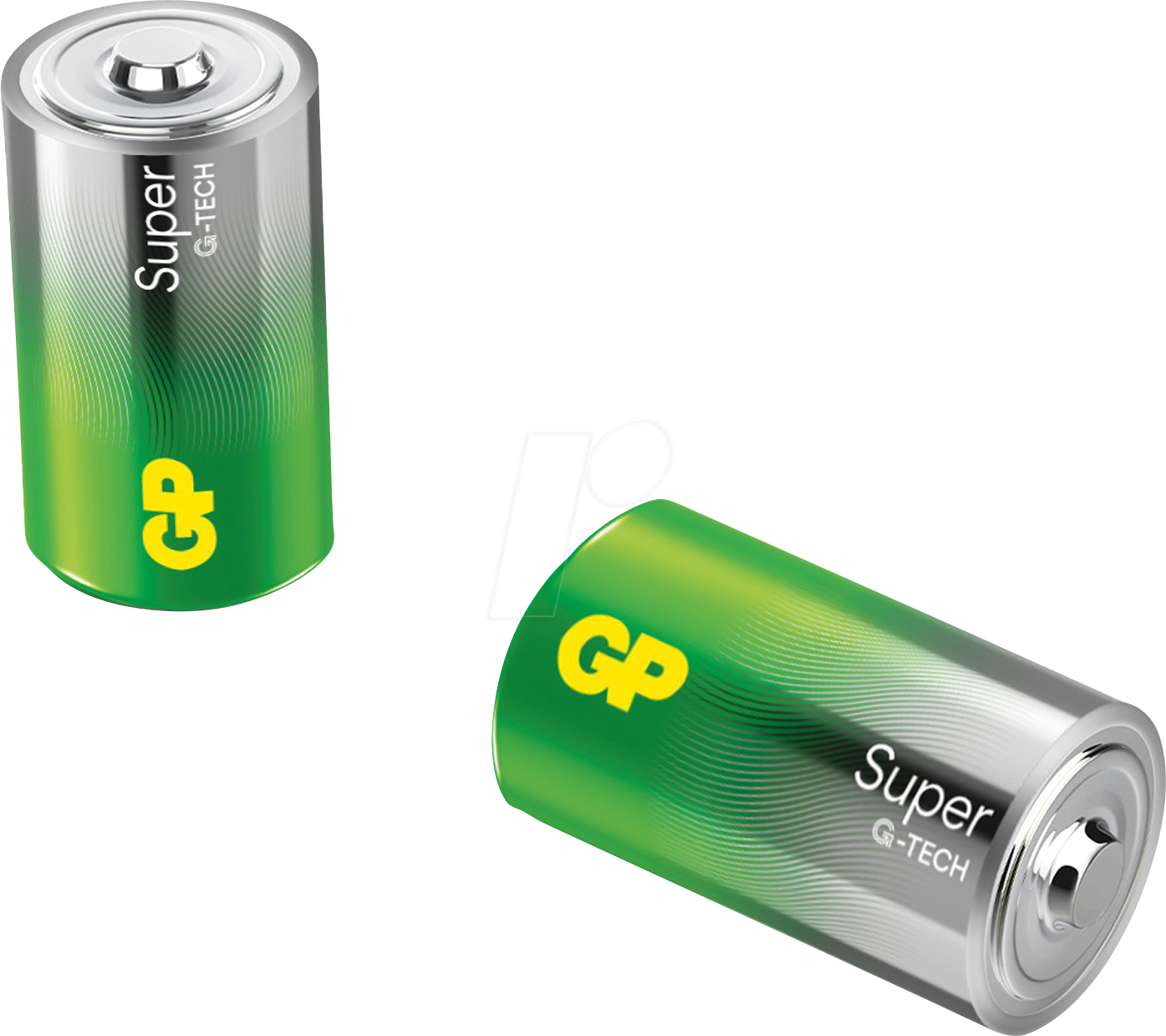 GP S2B D - Super, Alkaline Batterie, D (Mono), 2er-Pack