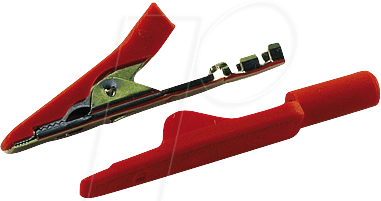 MA 1 CRIMP RT - Miniatur-Abgreifklemme, 2 mm, Crimp, rot