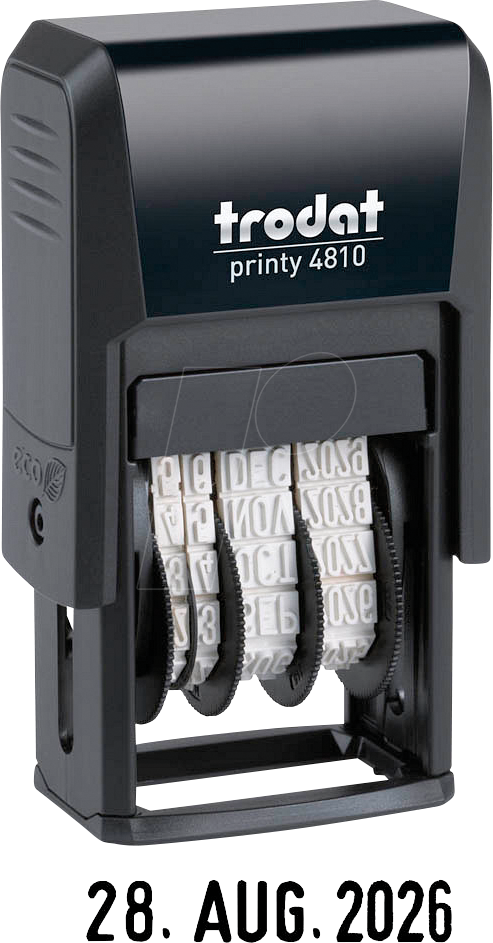 TRODAT 4810 - Stempel, Tagesdatum