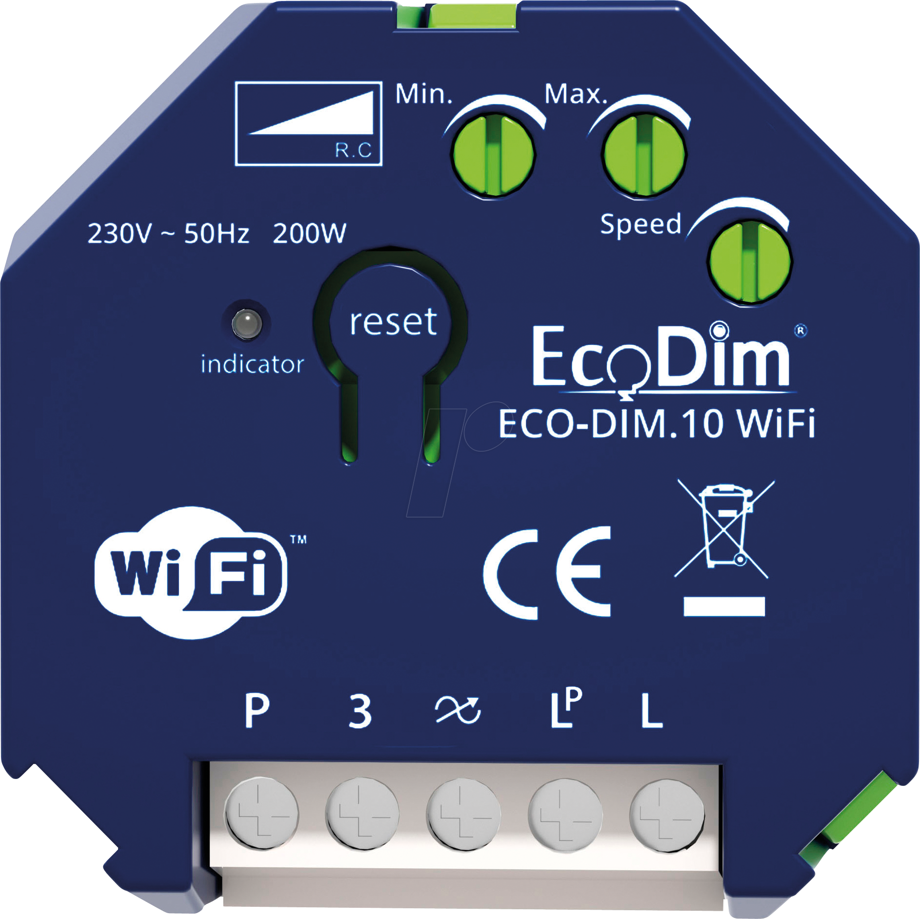 ECO-DIM.10-WIFI - LED-Dimmermodul, 200 W, Phasenabschnitt (RC), Wifi