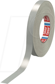 Thumbnail - TESA 04651GR-38 - Gewebeband tesaband® Premium, offenes Gewebe, 38 mm, grau