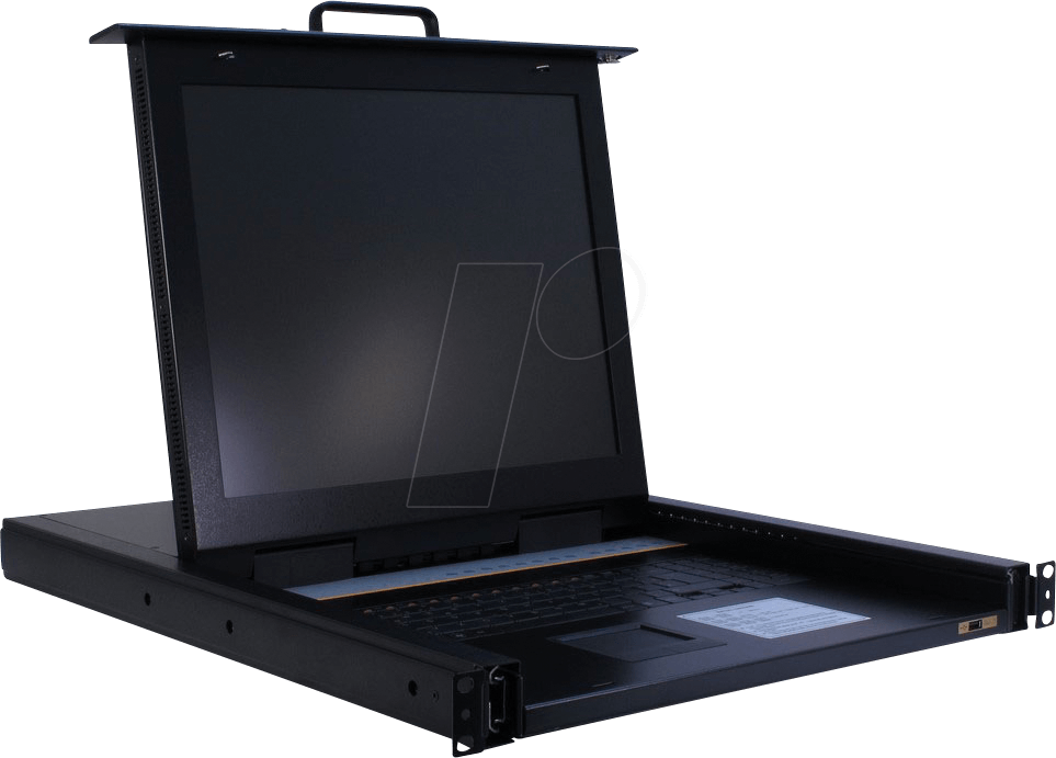 KVM KONSOLE1708N - 19 Zoll KVM Konsole, 17'' TFT mit Tastatur DE