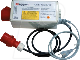 MEGGER DE-051 - Drehstrom-Adapter CEE-Test 5/32