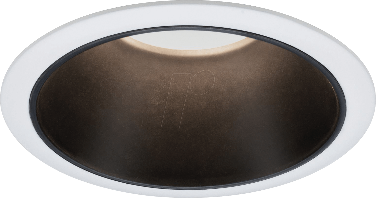 PLM 93401 - Einbauleuchte LED Cole, 1 x 6,5 W, 2700 K, schwarz/weiß matt