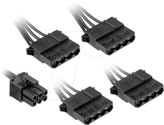 KOLINK 05495 - Kolink Regulator, modulares Kabel, 4x 4-Pin-Molex