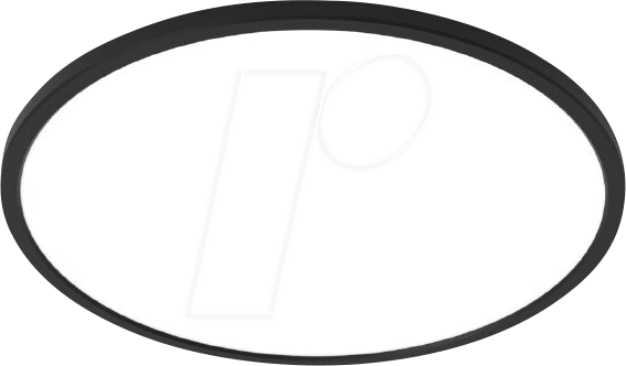 OPT 2942 - LED CCT + RGB Deckenleuchte, dimmbar,24W, 1920 lm, schwarz