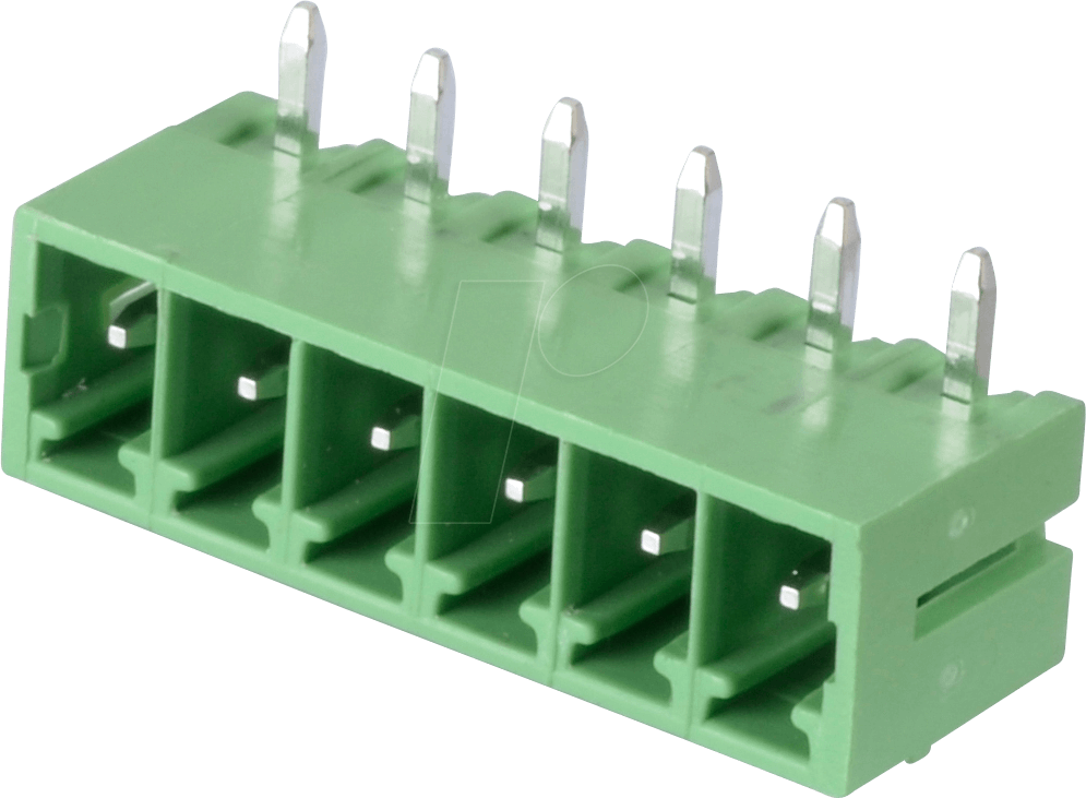CTB932HE-6 - Stiftleiste - 6-pol, RM 3,81 mm, 90°