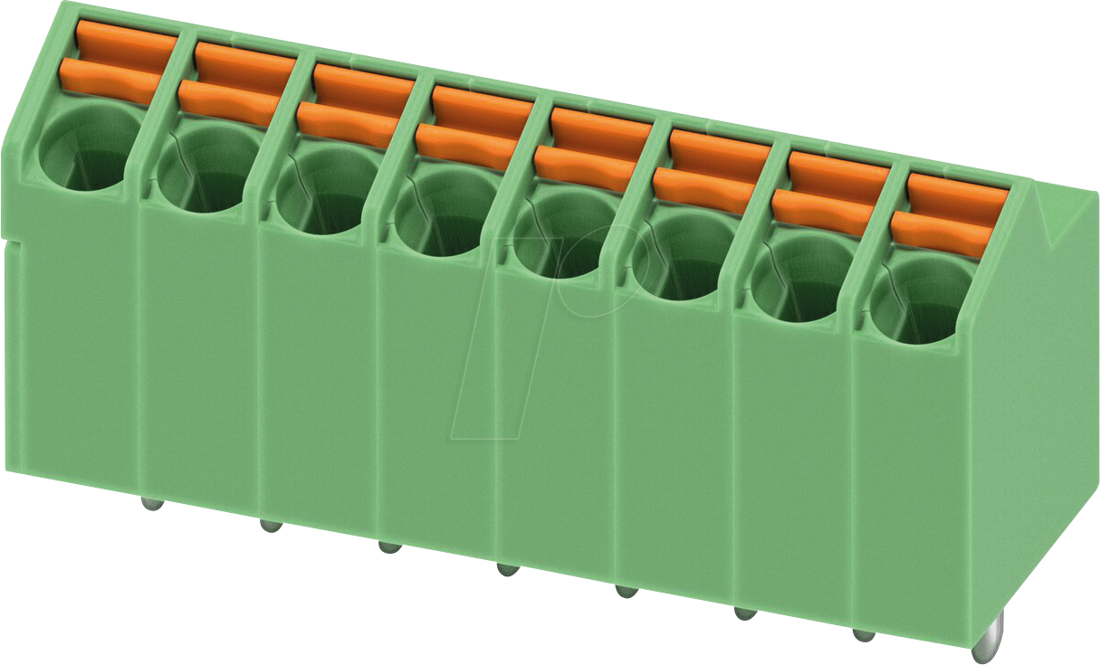 SPTA 1 8 3,5 - Leiterplattenklemme, 8 polig, RM: 3,5 mm, 0,2 - 1,5 mm²