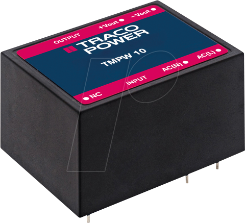 TMPW 10-115 - AC/DC-Wandler TMPW, 10 W, 85-305 VAC/15,0 VDC, Platinen-Montage