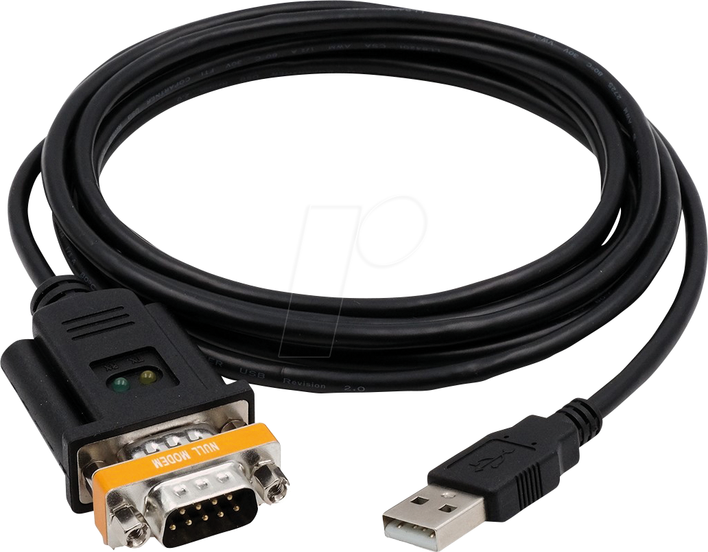 EXSYS EX-1311-2T - USB 2.0 Konverter, USB-A auf RS-232, -40°C - +85°C, 1,8 m