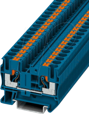 PT 6 BU - Durchgangsklemme, PT 6 blau