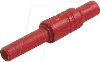 KUN S RT - Sicherheitskupplung, 1000 V-CAT III, rot