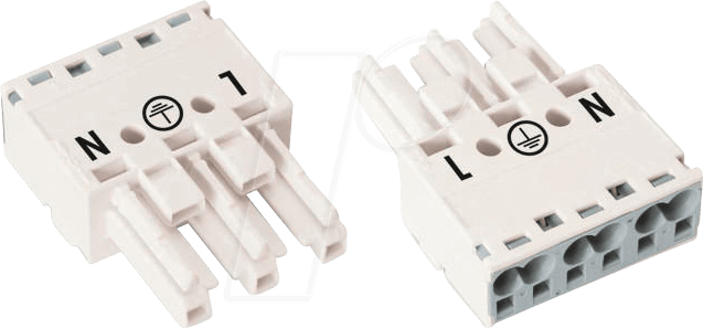 WAGO 770-223 - WINSTA® MIDI Buchse, 3-pol, ohne Zugentlastung