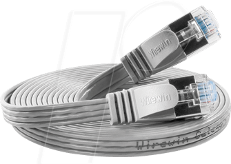 Thumbnail - SLIM S6 3 GR - Cat.6 SLIM-Patchkabel, STP(PIMF), 3 m, grau