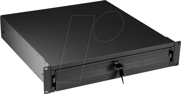 EFB 691646NTS.2 - 19'' Schublade, 2HE, abschließbar, RAL9005