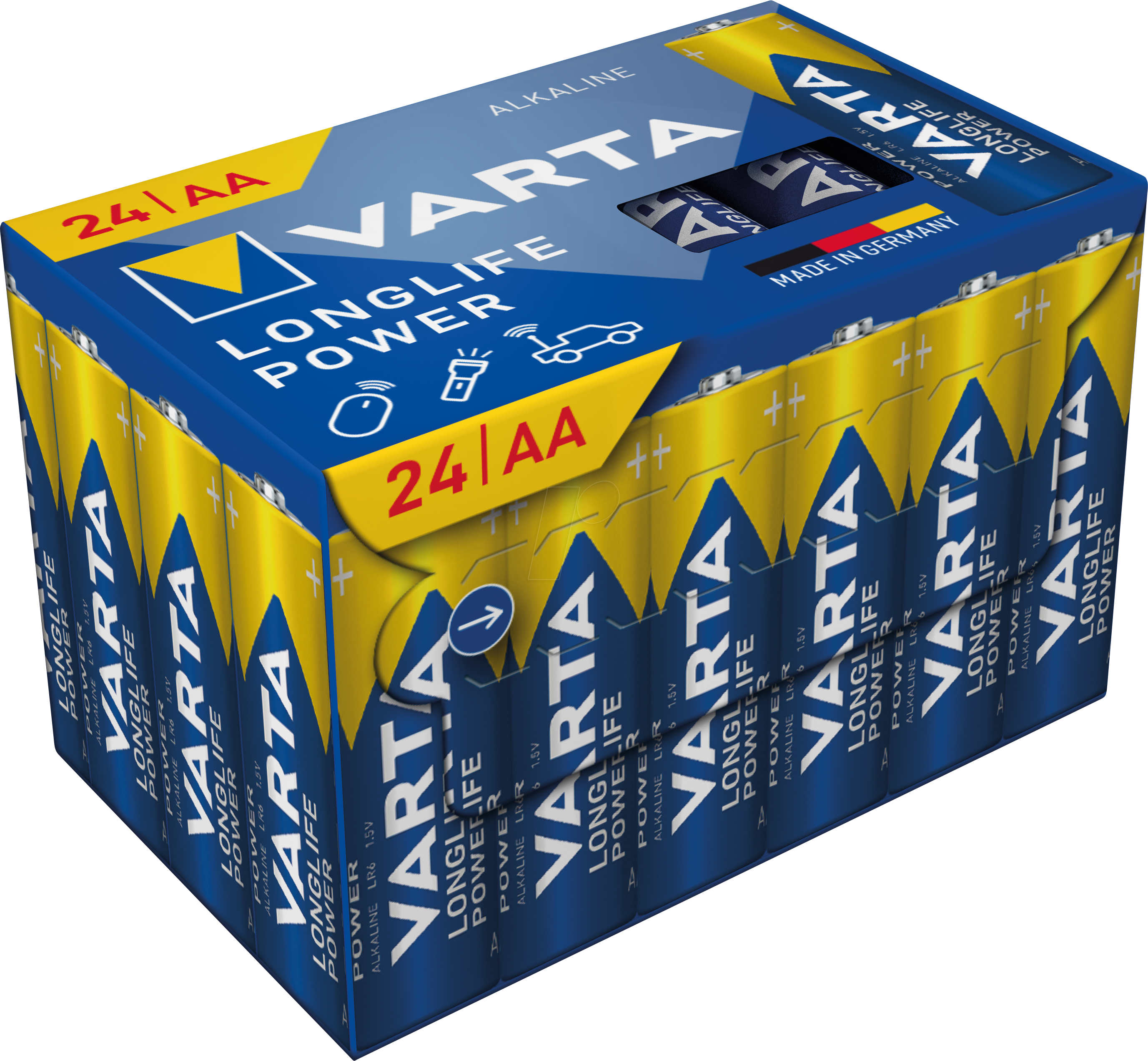 VAR LLP AA 24X - Longlife Power, Alkaline Batterie, AA (Mignon), 24er-Pack