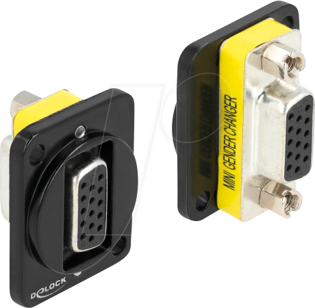 DELOCK 86792 - D-Typ Modul, VGA 15 Pin, Buchse / Buchse