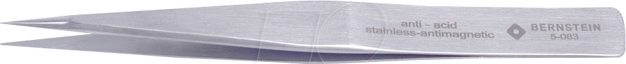 Thumbnail - BERN 5 083 - Universal-Pinzette, INOX, spitz zulaufend, massiv, 140 mm