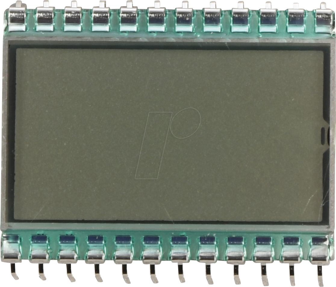 DE123TU-30/7.5 - LCD-7-Segment, 3 Digits, H:8,9 mm, transreflective