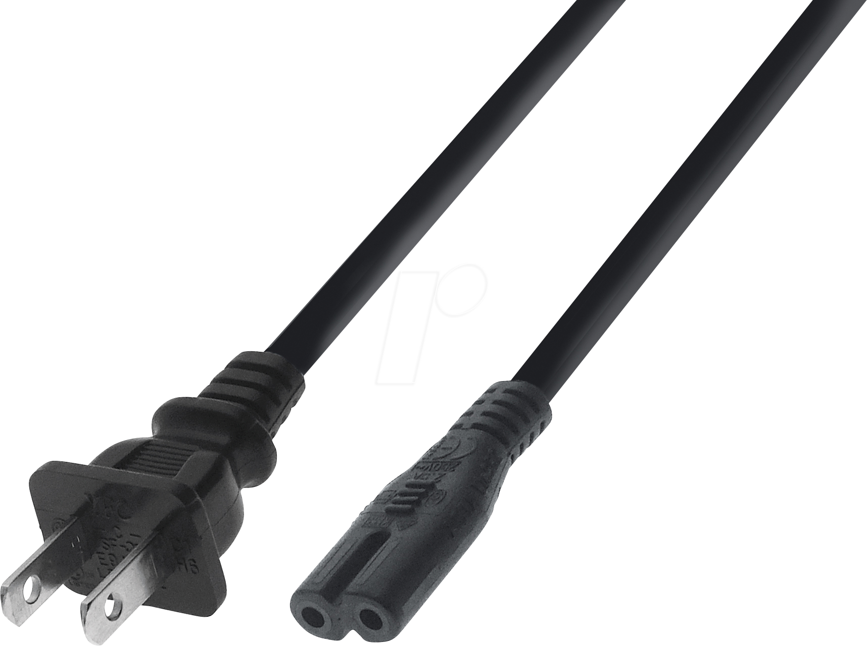 Thumbnail - TTL 7191-1,8M - Netzkabel NEMA 5 auf C7 SPT-2 18/2, 1,8 m, schwarz