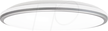 BLULAXA 49979 - Deckenleuchte, Nia-S, 16 W, 2000 lm, 3000 K, weiß/weiß-silber