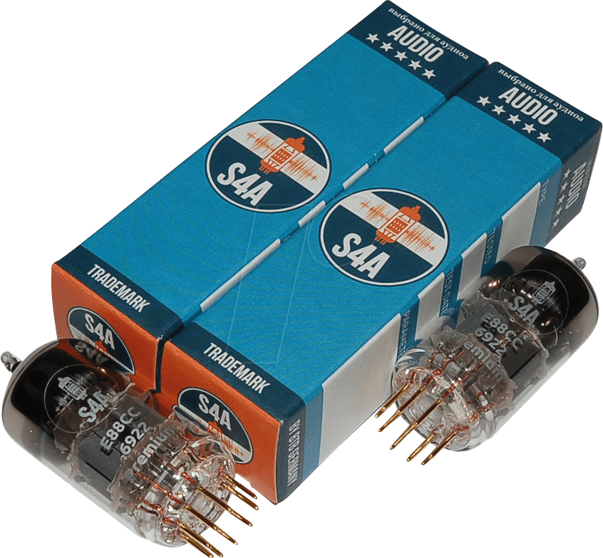 TUBE E88CC X2 - Elektronenröhre, Doppeltriode, Noval, 9-pol, matched Pair