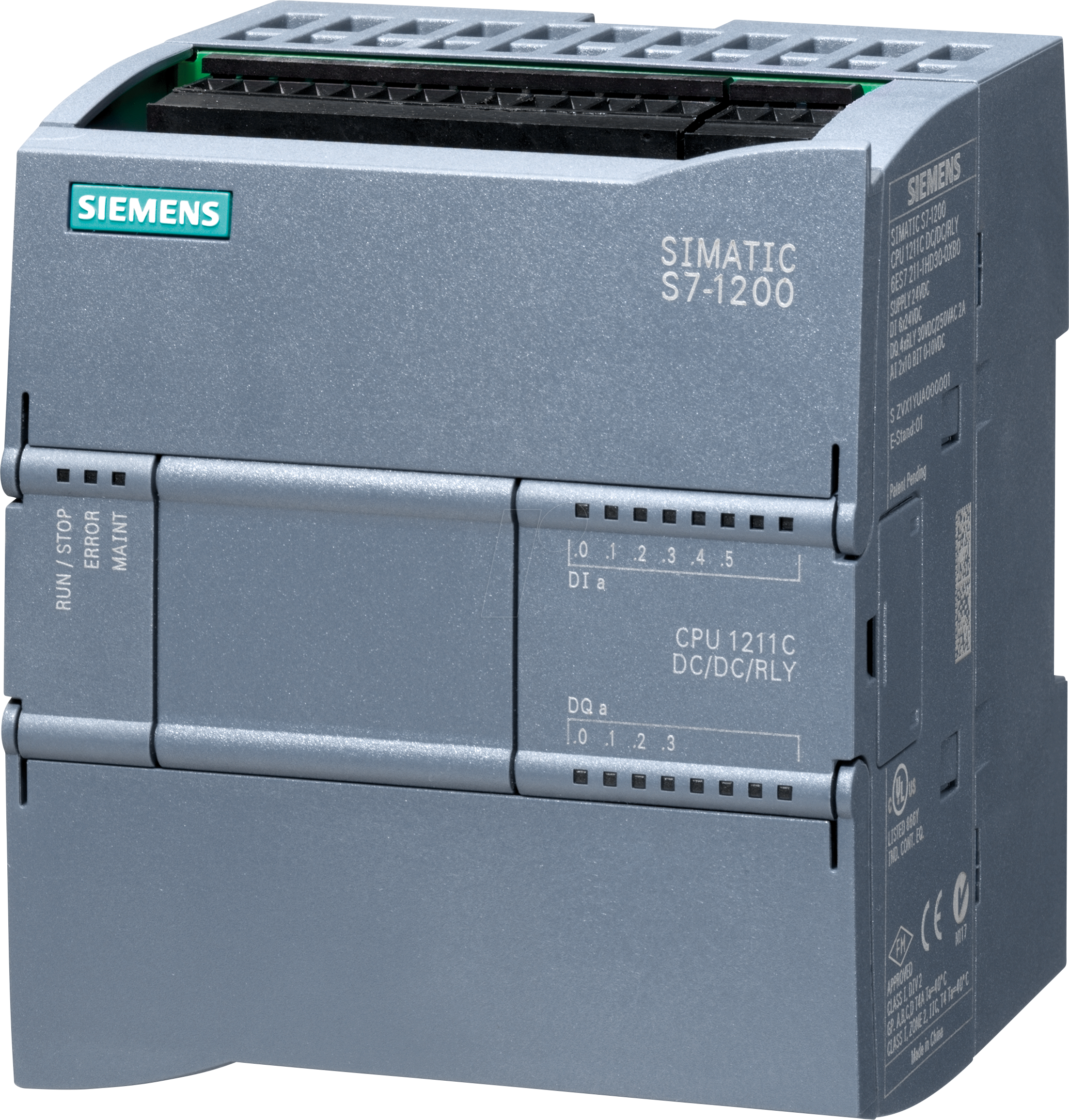 S7 1211 DC R - SIMATIC S7-1200, CPU 1211C,DC/DC, Relais