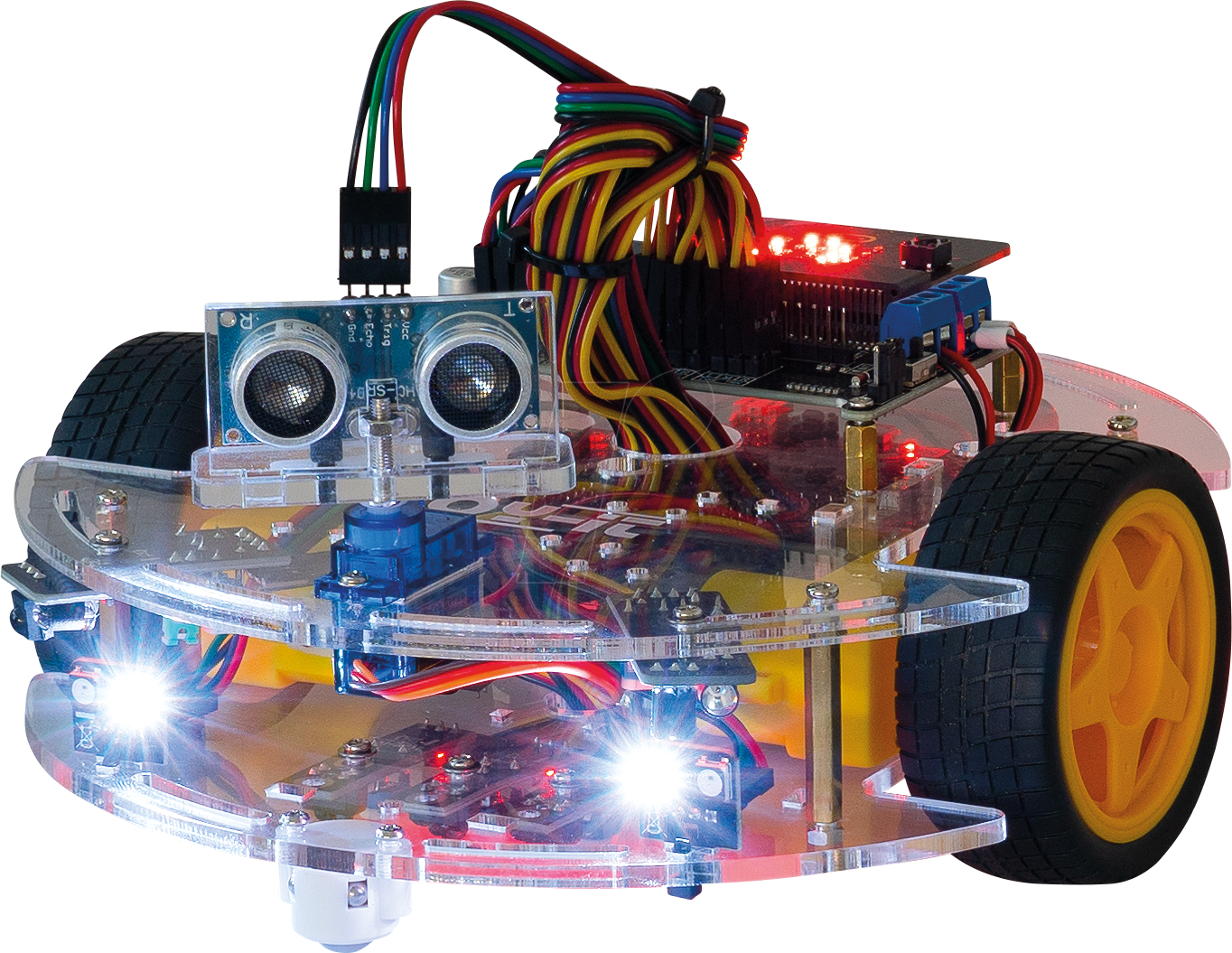 JOY-IT CAR-SET - Joy-Car, fertig montiert, inkl. Micro:Bit