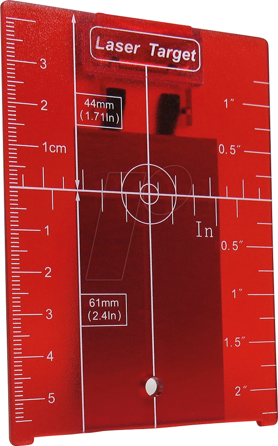 LEICA 758831 - Zieltafel für Linienlaser und Laserdistanzmesser, rot