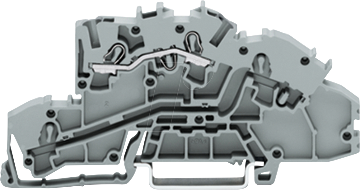 WAGO 2003-7650 - Installationsetagenklemme, 2,5 mm², L, 2,50 mm², grau
