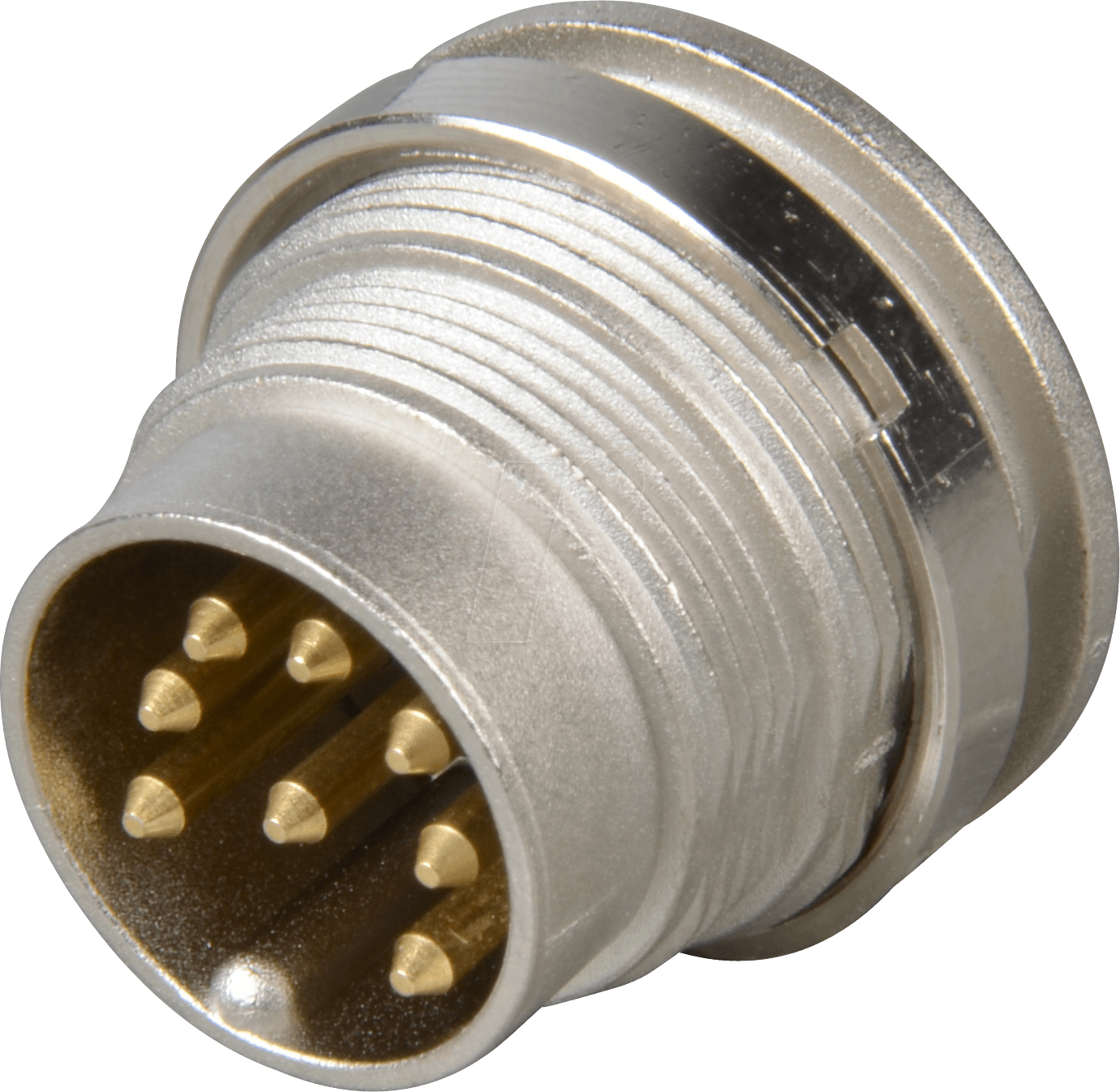 LUM SGV 80 - Einbaustecker, Rückseitenmon., IP40, 8-polig