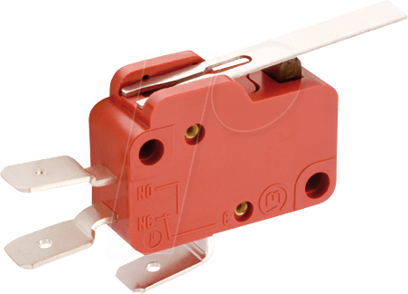 MAR 1006.1401 - Schnappschalter 1xUM 10A-400VAC Flachhebel