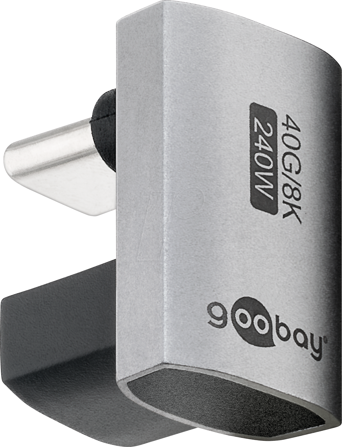 Thumbnail - GOOBAY 74445 - USB 4.0 Adapter, C Stecker auf Buchse, U-Form
