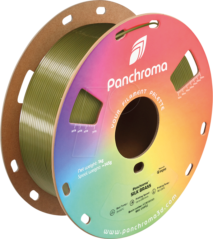 POLYMAKER CA3003 - Filament, Panchroma PLA, Silk Brass, 1,75 mm, 1 kg