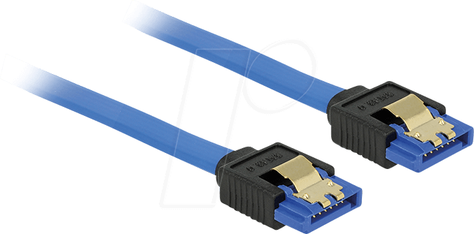 DELOCK 84979 - SATA 6 Gb/s Buchse gerade > SATA Buchse, gerade 50 cm blau