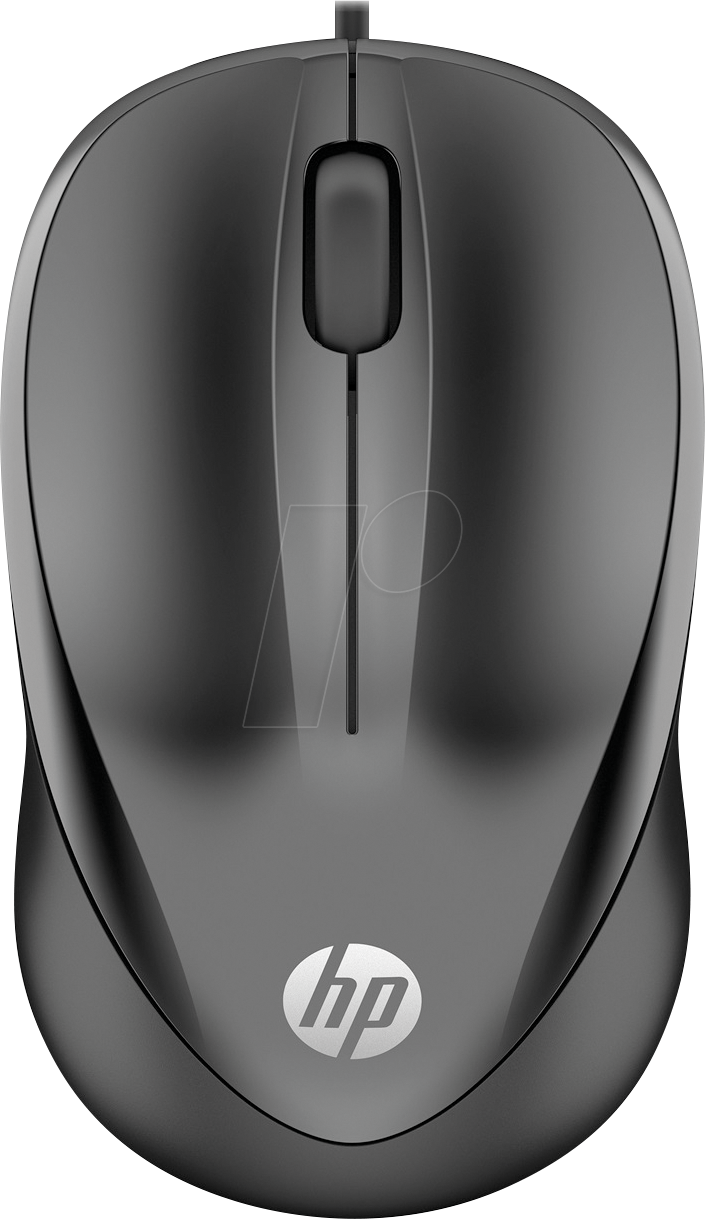 Thumbnail - HP 4QM14AA - Maus (Mouse), Kabel, USB, schwarz