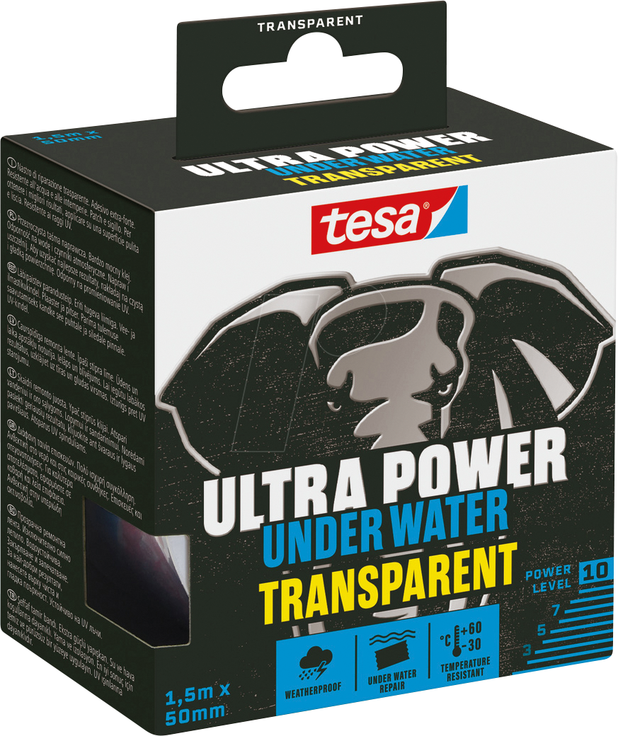 TESA 56481 - Ultra Power Under Water Tape 1.5m:50mm